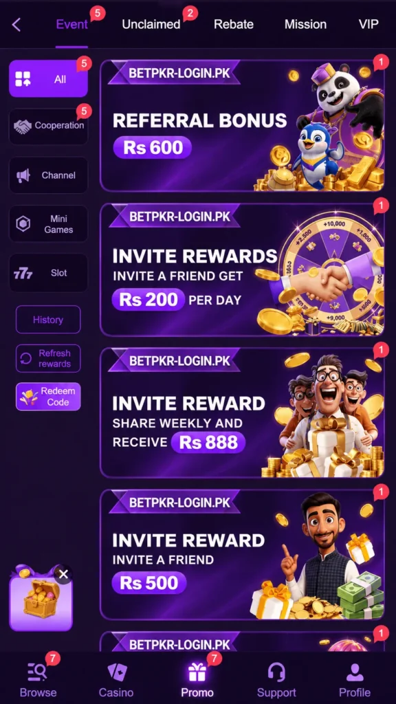Promotions and Bonuses